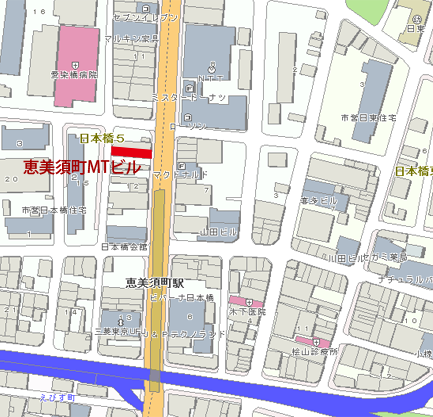 恵美須町MTビル地図