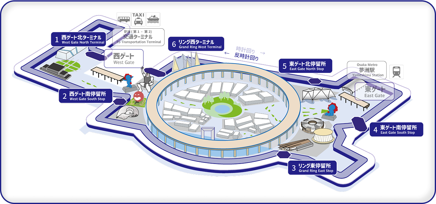 反時計回りルートの画像