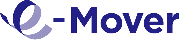万博会場内・外周バス　e Moverのロゴ