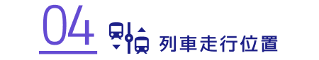 列車走行位置