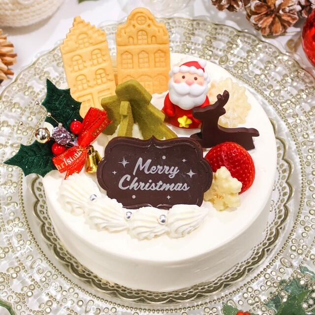 Xmas苺ムース生デコレーション