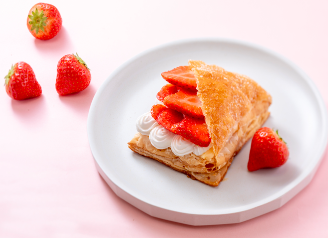 いちごのパリフィーユ